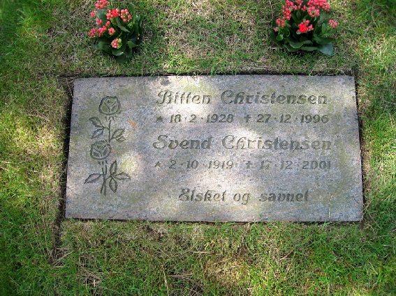 Billede af gravsten på Skagen Kirkegård