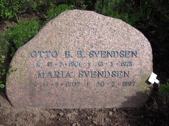Billede af gravsten på Skagen Kirkegård