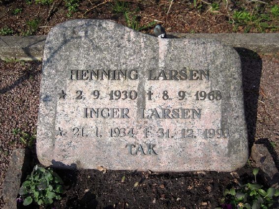 Billede af gravsten på Skagen Kirkegård
