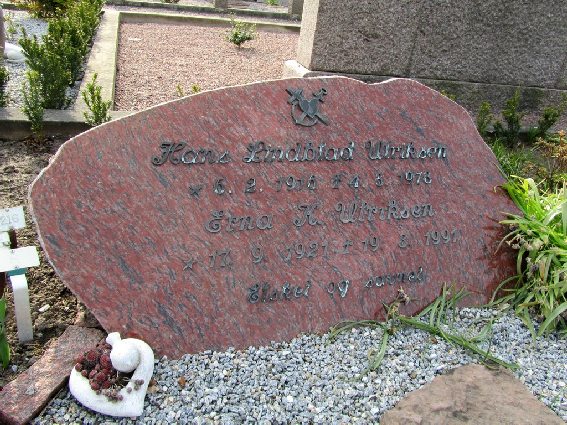 Billede af gravsten på Skagen Kirkegård