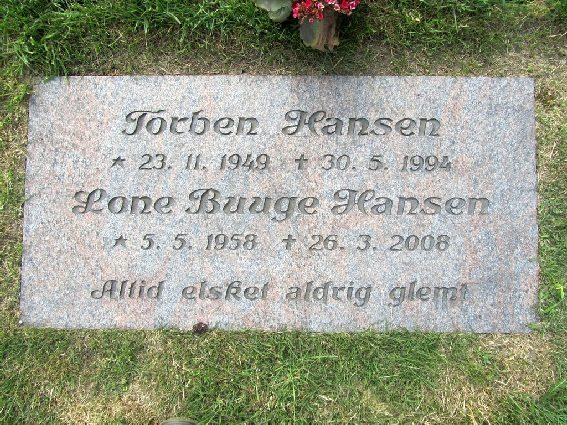 Billede af gravsten på Skagen Kirkegård
