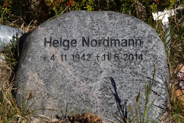 Billede af gravsten på Skagen Kirkegård