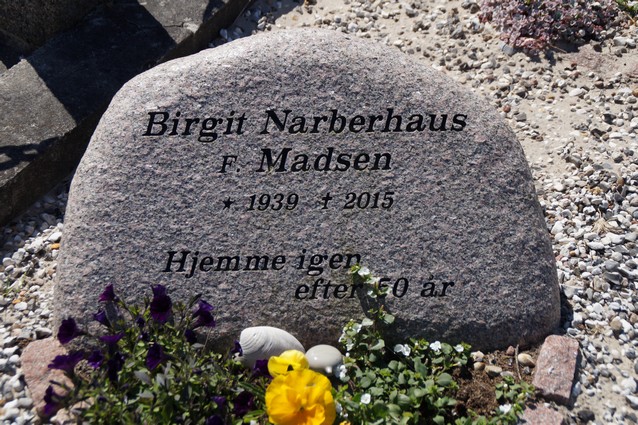 Billede af gravsten på Skagen Kirkegård