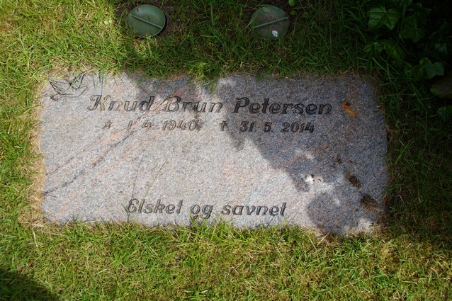 Billede af gravsten på Skagen Kirkegård