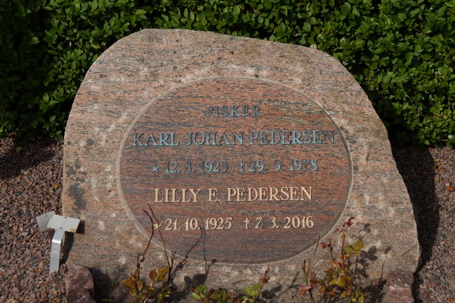 Billede af gravsten på Skagen Kirkegård