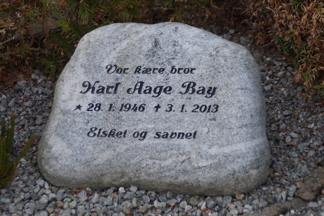 Billede af gravsten på Skagen Kirkegård