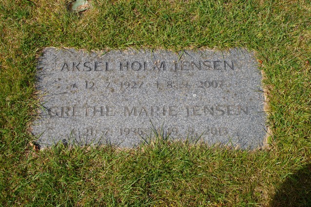 Billede af gravsten på Skagen Kirkegård