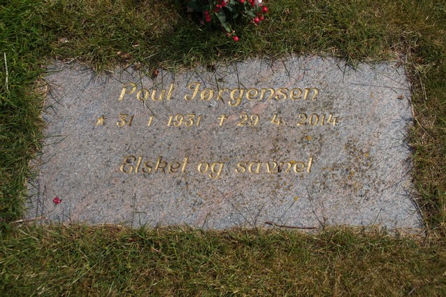 Billede af gravsten på Skagen Kirkegård