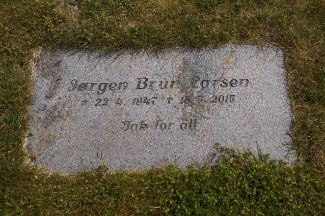 Billede af gravsten på Skagen Kirkegård